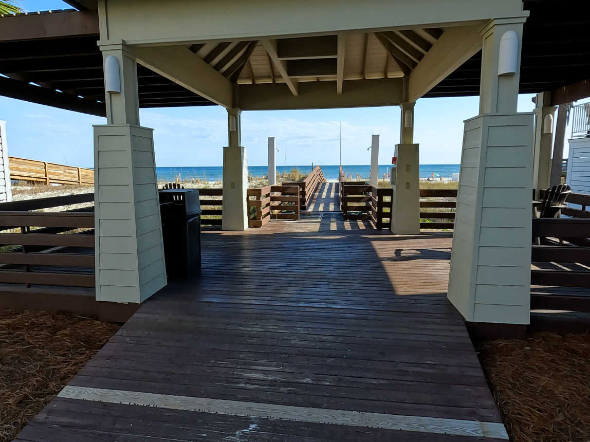 Cottages at Romar C3 Beach Access Covered Pergola