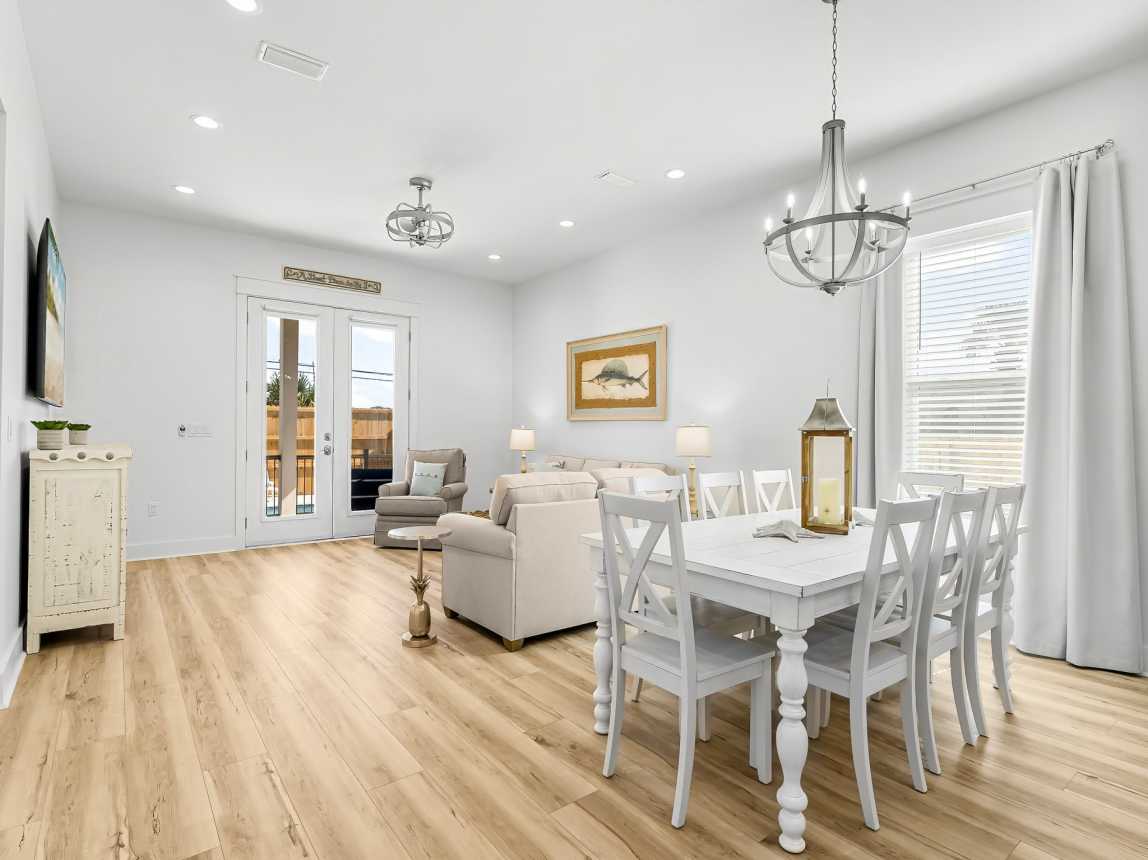 Downstairs living area