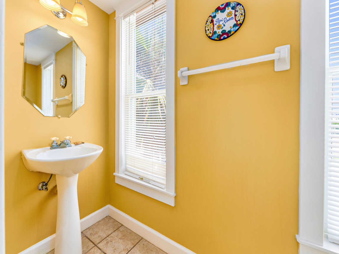 1/2 Bath off Kitchen