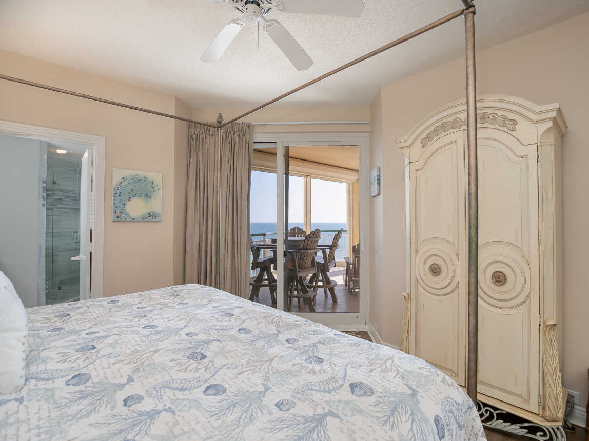 Master Bedroom with Balcony Access