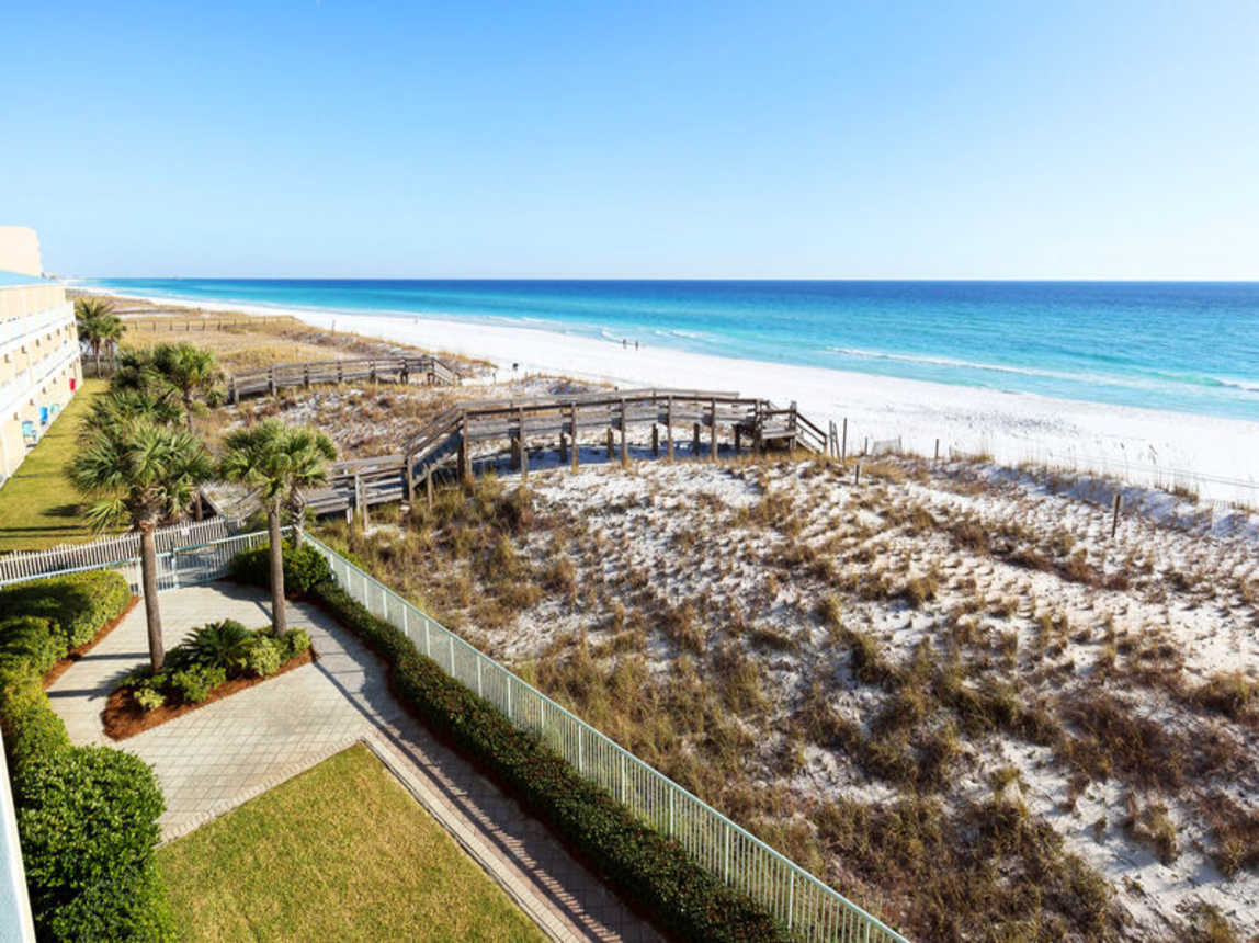 Balcony - 
Pelican Isle 305 Fort Walton Beach Okaloosa Island Vacation Rentals