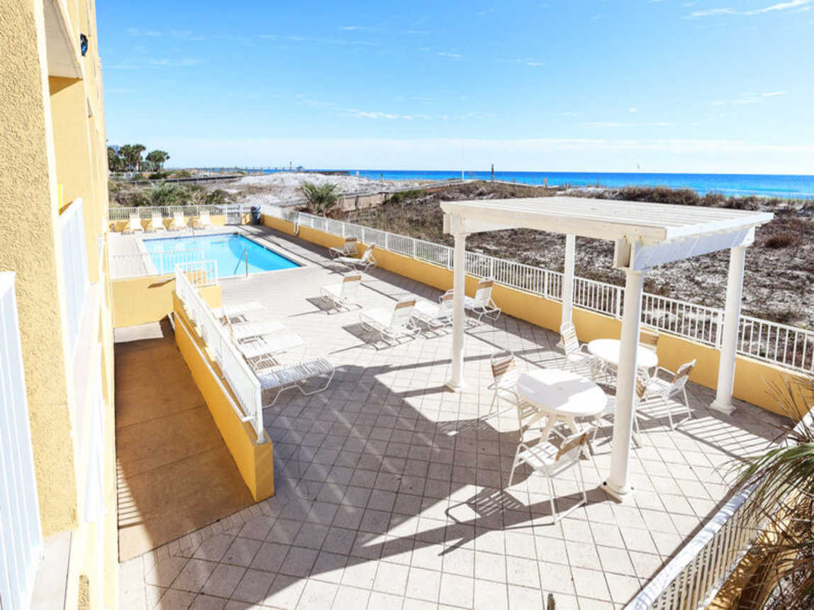 Balcony - 
Gulf Dunes Resort Unit 108 Okaloosa Island Fort Walton Beach FL