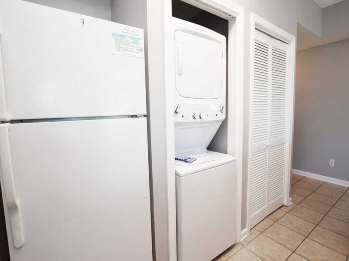 Laundry Center located in Kitchen - 
Sandpiper Cove Resort 9106 Holiday Isle Destin Florida Vacation Rentals