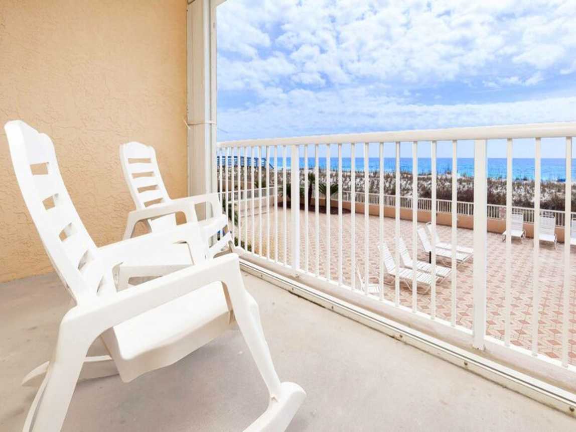 Balcony View - 
Islander Beach Resort, Unit 2005, Okaloosa Island, Fort Walton Beach Vacation Rentals