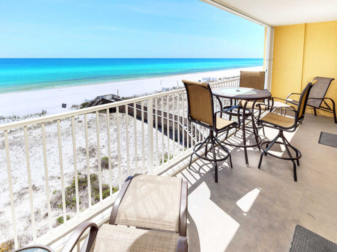 Balcony - 
Gulf Dunes 413 Fort Walton Beach Okaloosa Island Vacation Rentals