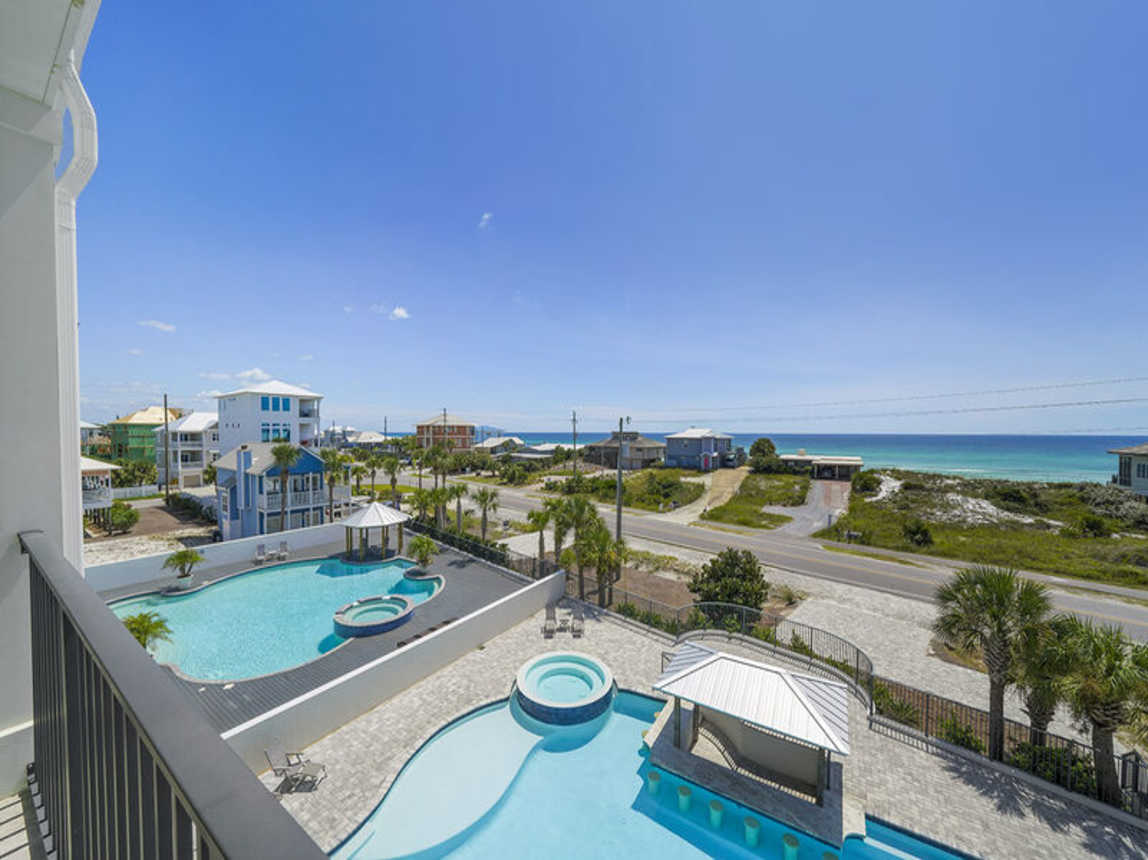 Dune It Up - Pet-Friendly Vacation Rental House with Game Room, Elevator, Golf Cart, Private Pool & Hot Tub and Beach Views from Balcony in Dune Allen Beach, Florida - Five Star Properties Destin/30A