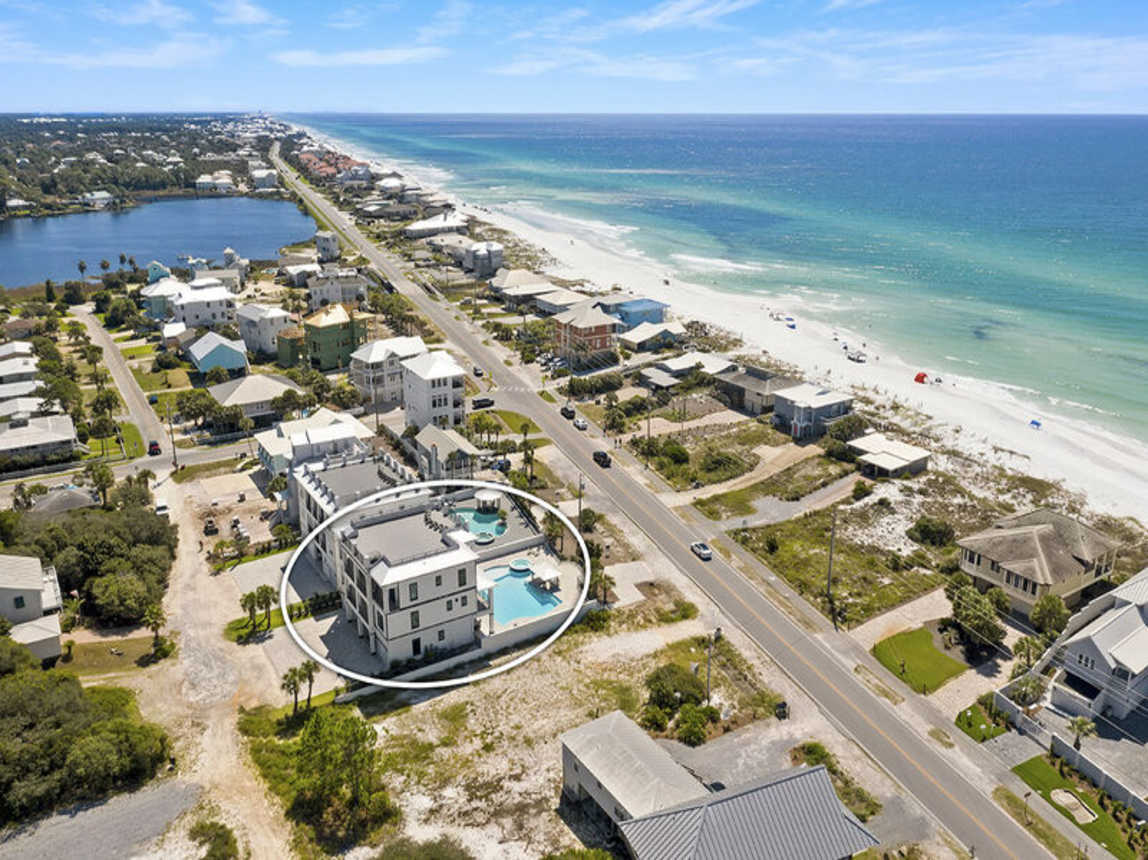 Dune It Up - Pet-Friendly Vacation Rental House with Game Room, Elevator, Golf Cart, Private Pool & Hot Tub and Beach Views from Balcony in Dune Allen Beach, Florida - Five Star Properties Destin/30A