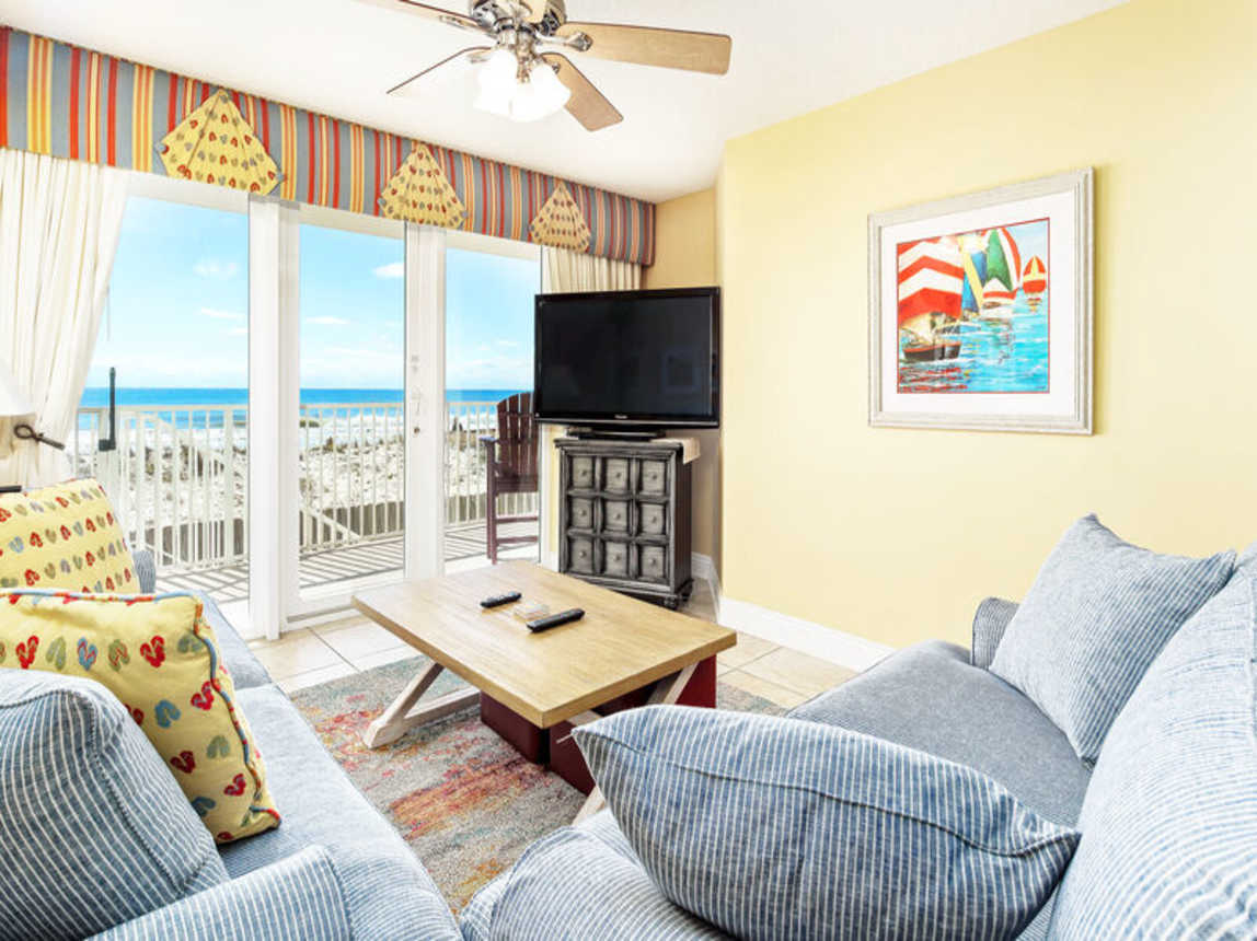Living Room - 
Sea Dunes Resort Okaloosa Island Fort Walton Beach