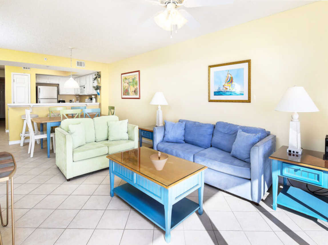 Living Room - 
Gulf Dunes Resort Unit 108 Okaloosa Island Fort Walton Beach FL