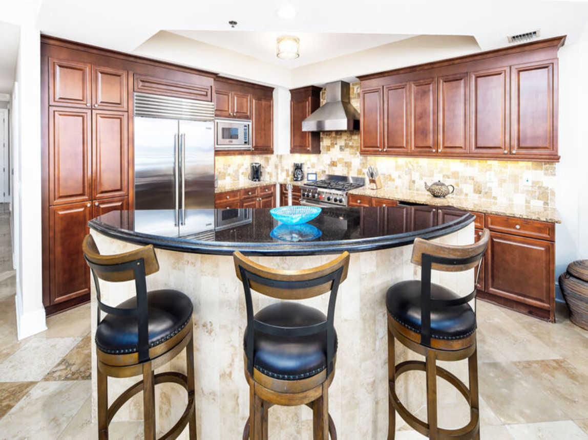 Kitchen - 
Bella Riva Resort, Okaloosa Island Fort Walton Beach Florida Vacation Rentals
