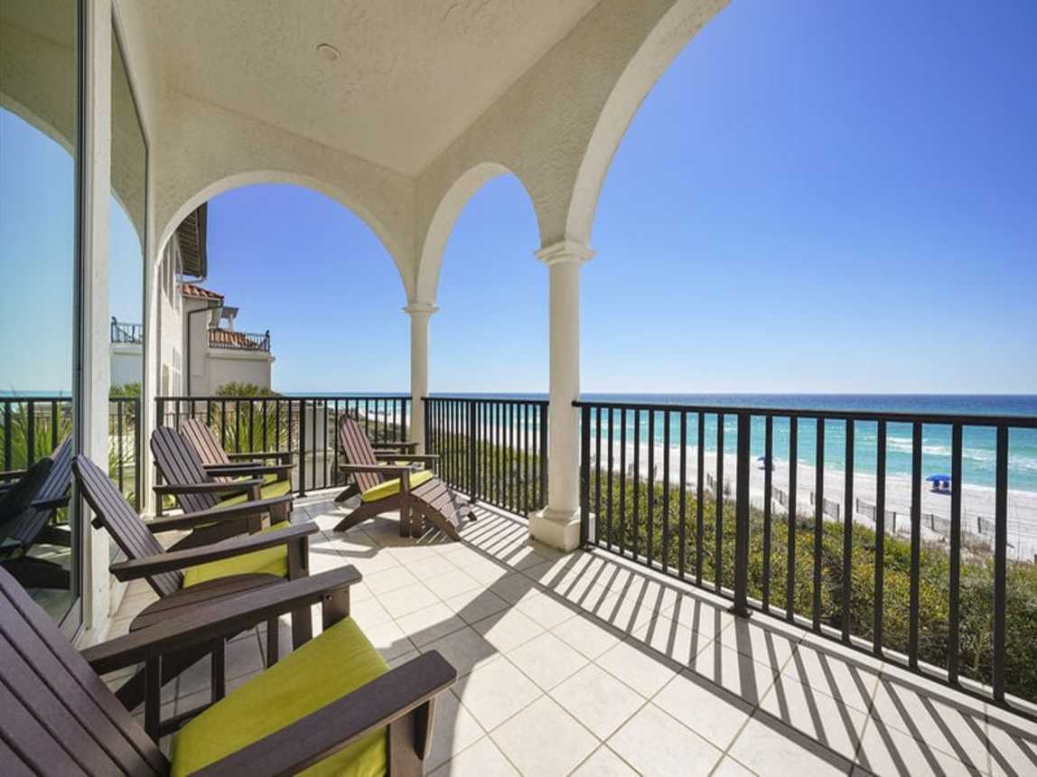 Le Bon Vivant - Beachfront 30A Vacation Rental House with Elevator and Community Pool in Vizcaya - Five Star Properties Destin/30A