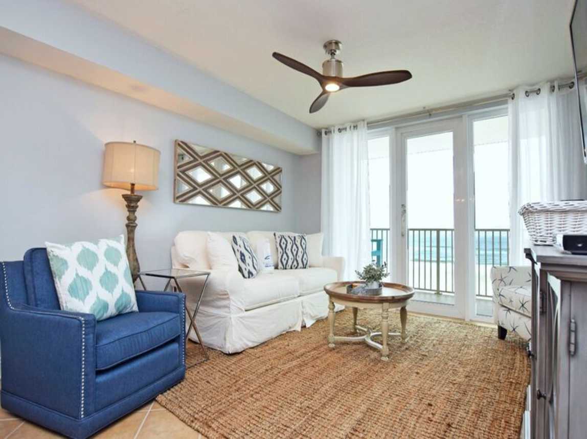 Living Room - 
Sea Dunes Resort Unit 202 Fort Walton Beach Okaloosa Island Vacation Rentals