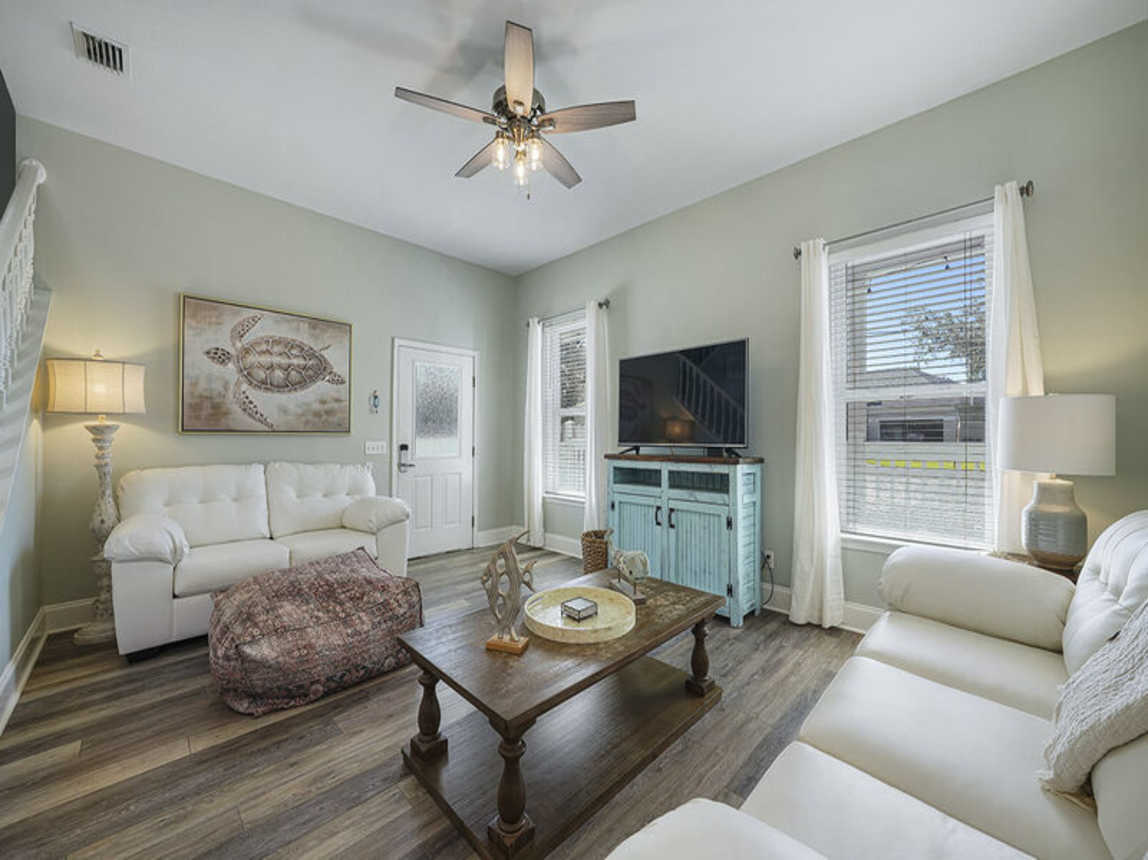 Sea Biscuit - Adorable Gulf Pines Vacation Rental House Near Beach with Private Pool and Golf Cart in Miramar Beach, Florida - Five Star Properties Destin/30A