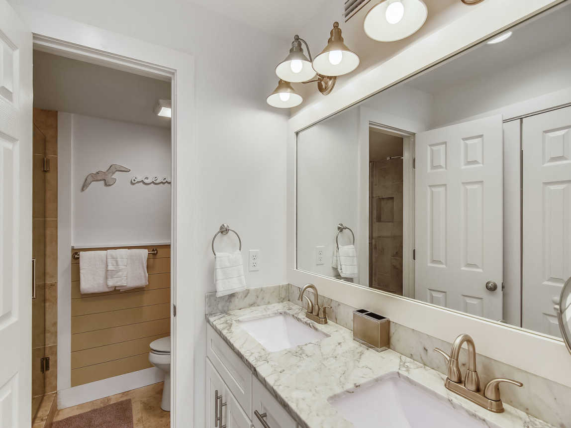 His and Hers vanities