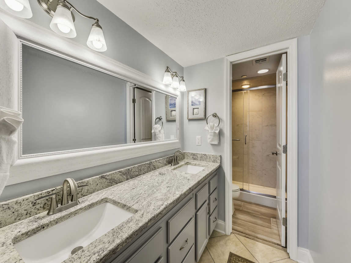 Newly updated bathroom