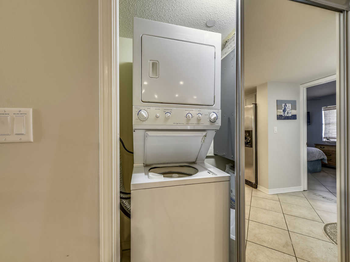 in unit washer and dryer