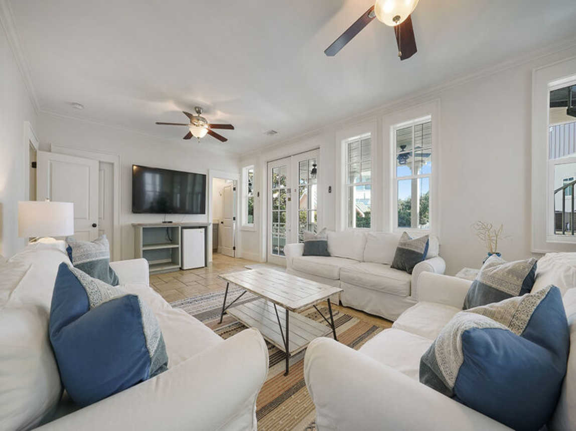 Hermosa Manor - Luxury Vacation Rental Beach House with Private Pool, Game Room, and Ocean Views from Balcony in Seagrove Beach, Florida - Five Star Properties Destin/30A