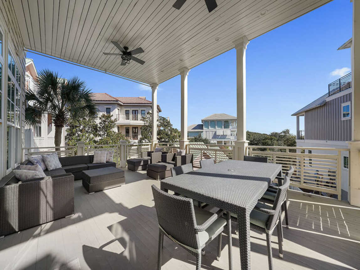 Hermosa Manor - Luxury Vacation Rental Beach House with Private Pool, Game Room, and Ocean Views from Balcony in Seagrove Beach, Florida - Five Star Properties Destin/30A