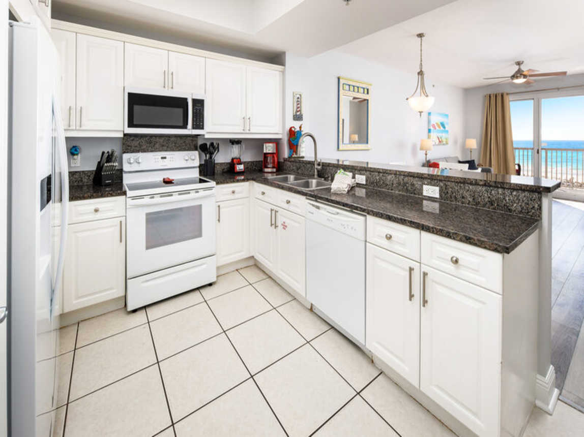 Full Kitchen - 
Summer Place Resort, Unit 305 Okaloosa Island Fort Walton Beach Vacation Rentals
