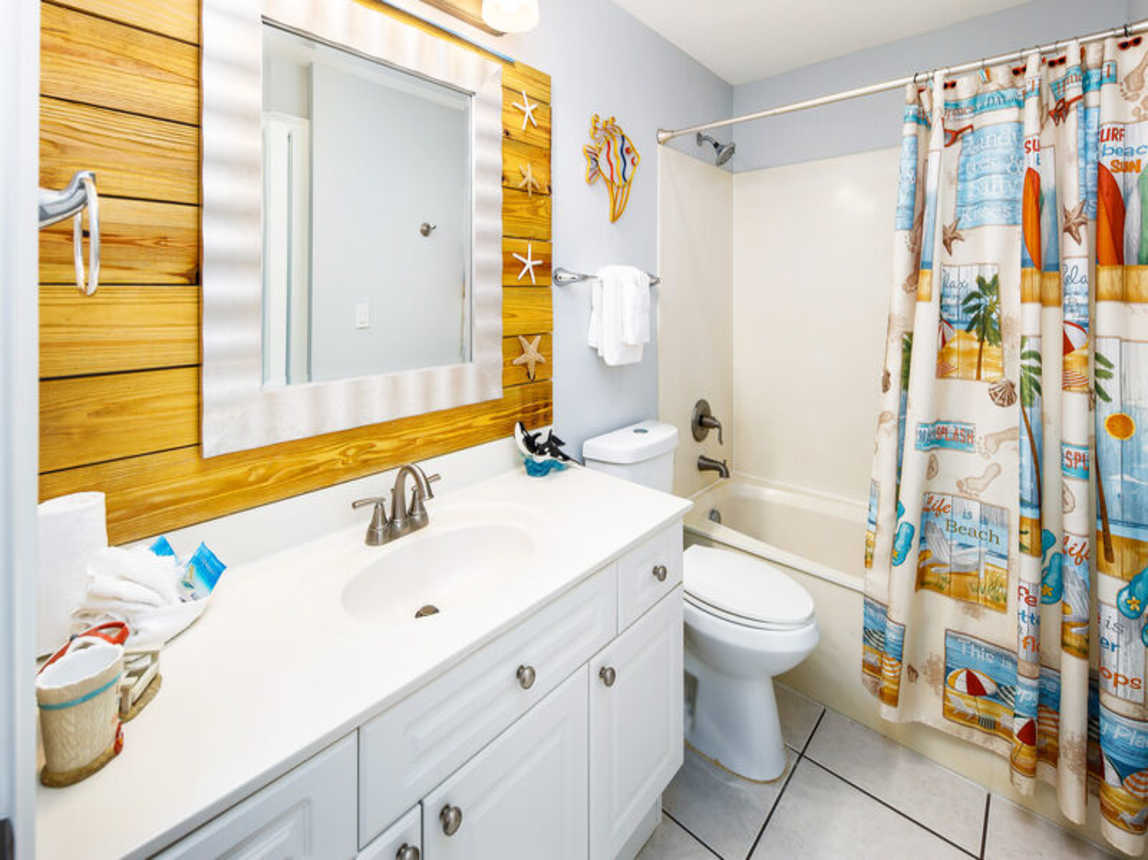 Guest Bathroom - 
Summer Place Resort, Unit 305 Okaloosa Island Fort Walton Beach Vacation Rentals