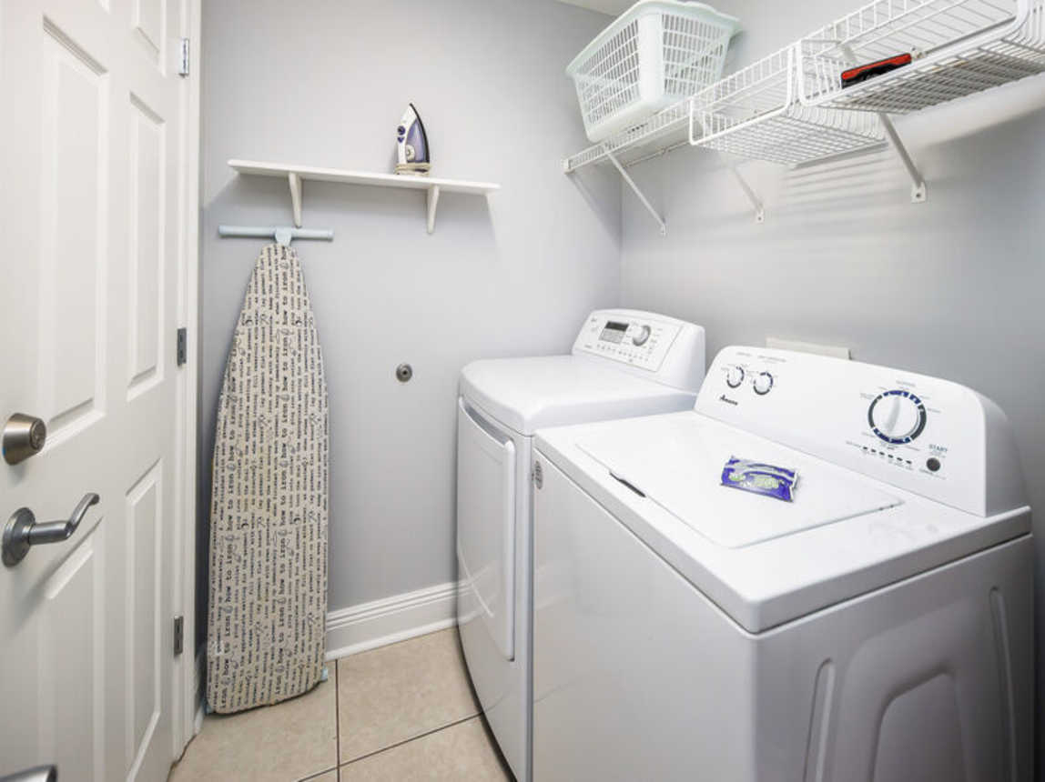 Laundry Room - 
Summer Place Resort, Unit 305 Okaloosa Island Fort Walton Beach Vacation Rentals