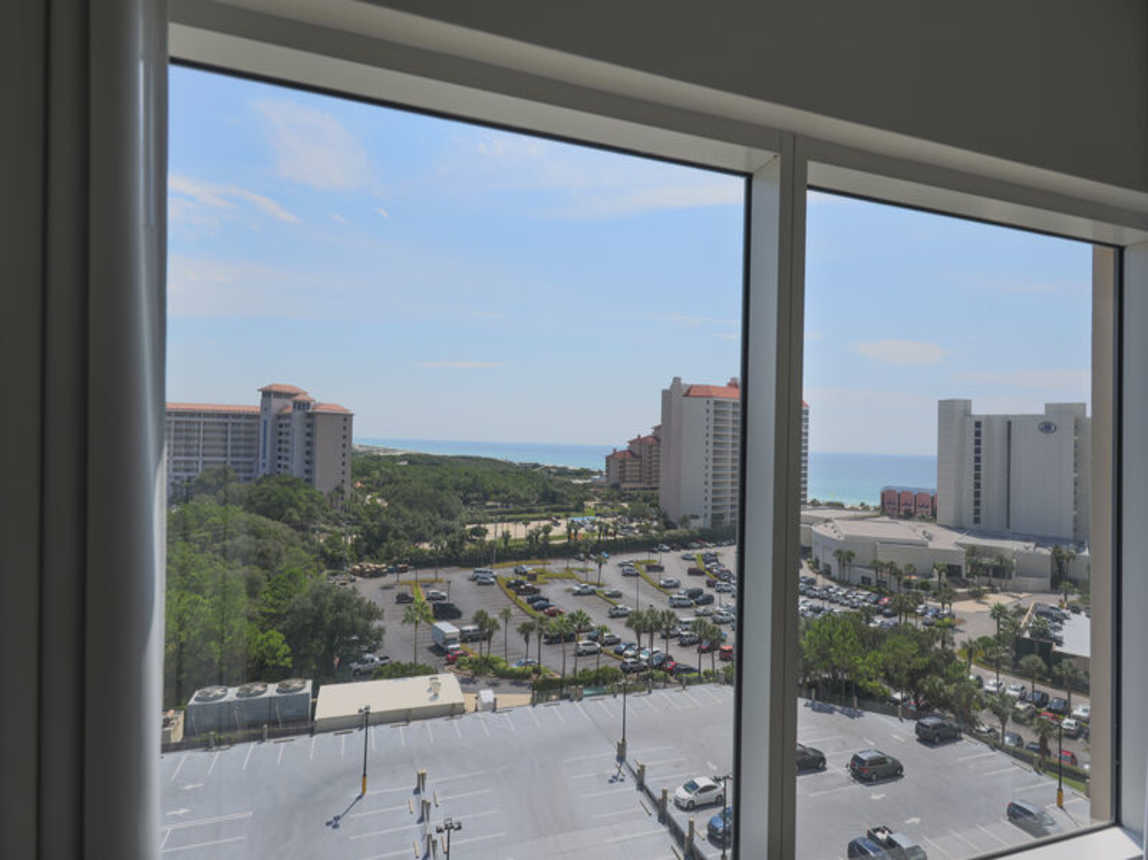 View from inside the living room