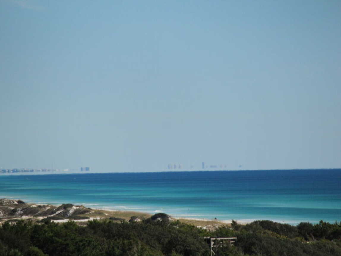 On a clear day you can see from Sandestin all the way down the beach to Panama City