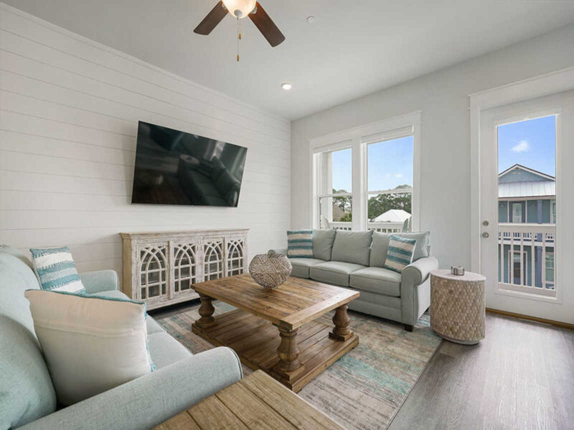 Dusk Til Dune - Gorgeous Vacation Rental Beach House with Elevator, Golf Cart, Community Pool, and Ocean Views from Rooftop Patio in Dune Allen Beach, Florida - Bliss Beach Rentals