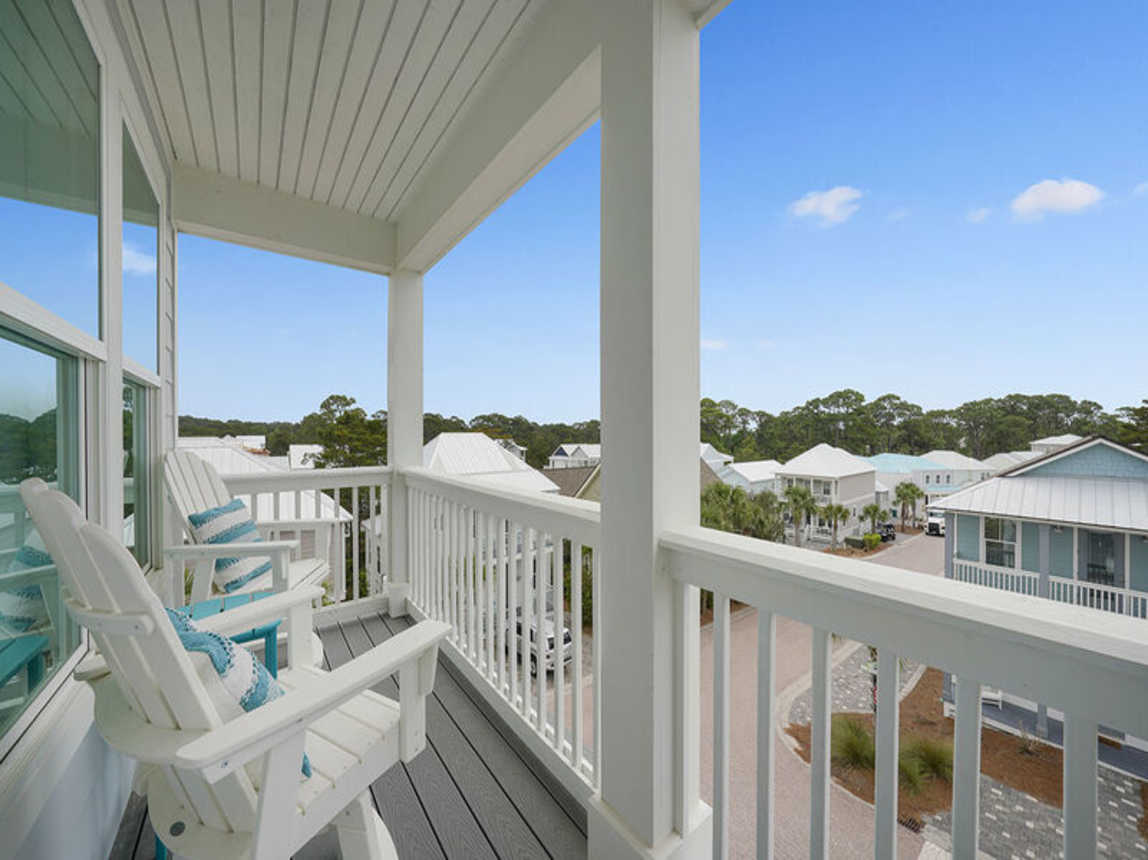 Dusk Til Dune - Gorgeous Vacation Rental Beach House with Elevator, Golf Cart, Community Pool, and Ocean Views from Rooftop Patio in Dune Allen Beach, Florida - Bliss Beach Rentals