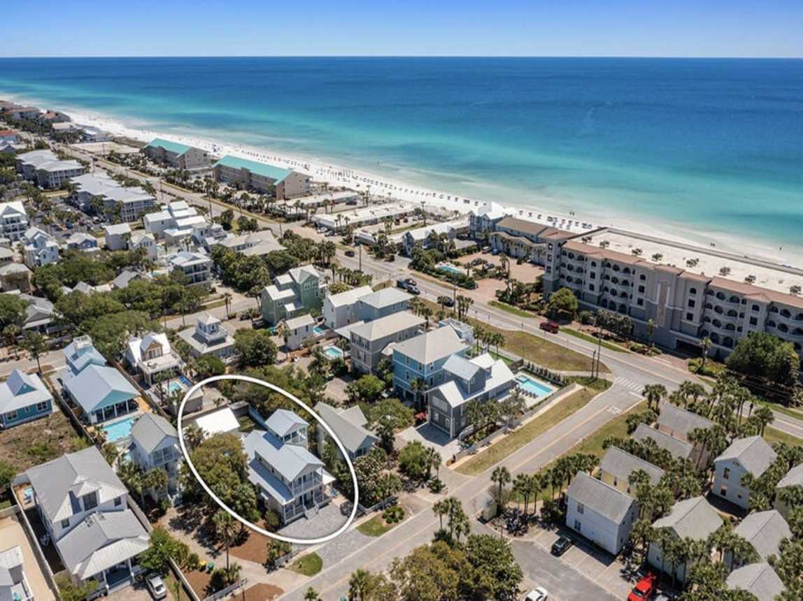 Flirty Flamingo - Pet-Friendly Vacation Rental House Near Beach with Game Room, Private Pool, & Carriage House in Crystal Beach, Florida  - Five Star Properties Destin/30A