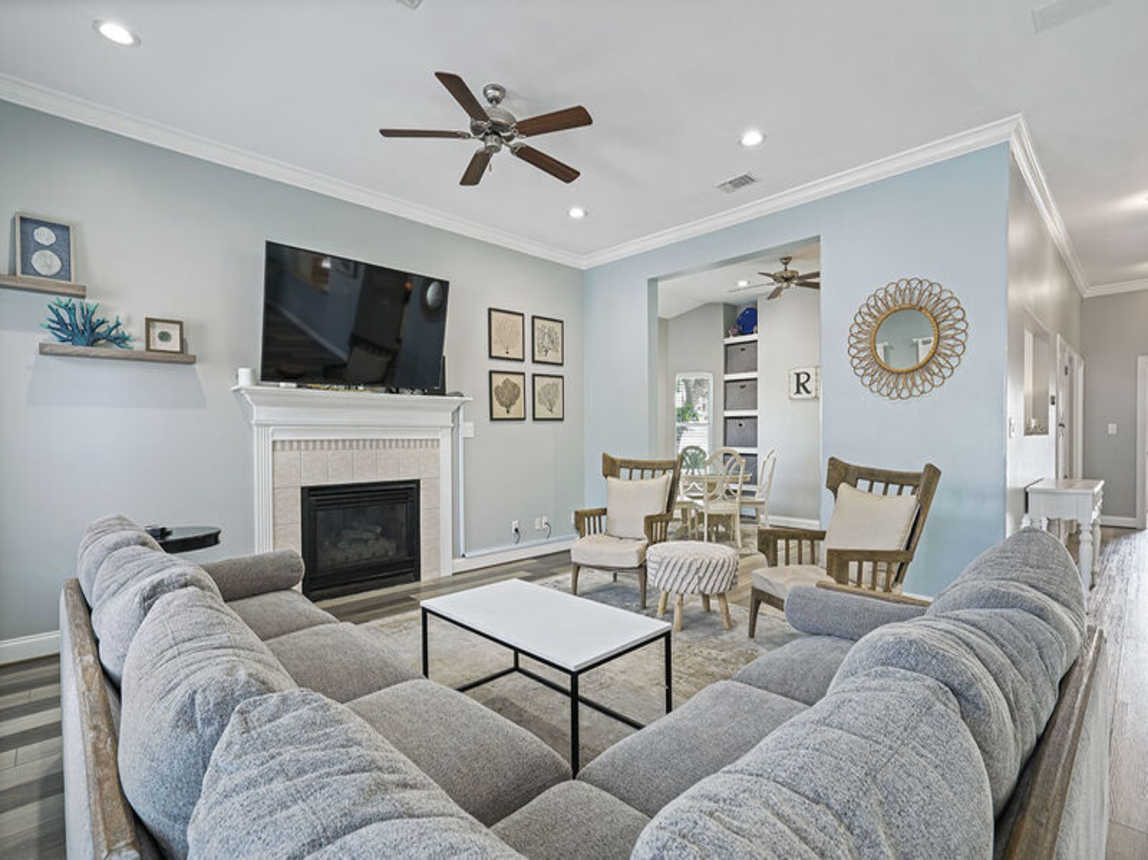 Flirty Flamingo - Pet-Friendly Vacation Rental House Near Beach with Game Room, Private Pool, & Carriage House in Crystal Beach, Florida  - Five Star Properties Destin/30A