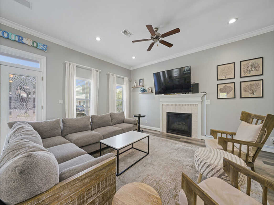 Flirty Flamingo - Pet-Friendly Vacation Rental House Near Beach with Game Room, Private Pool, & Carriage House in Crystal Beach, Florida  - Five Star Properties Destin/30A