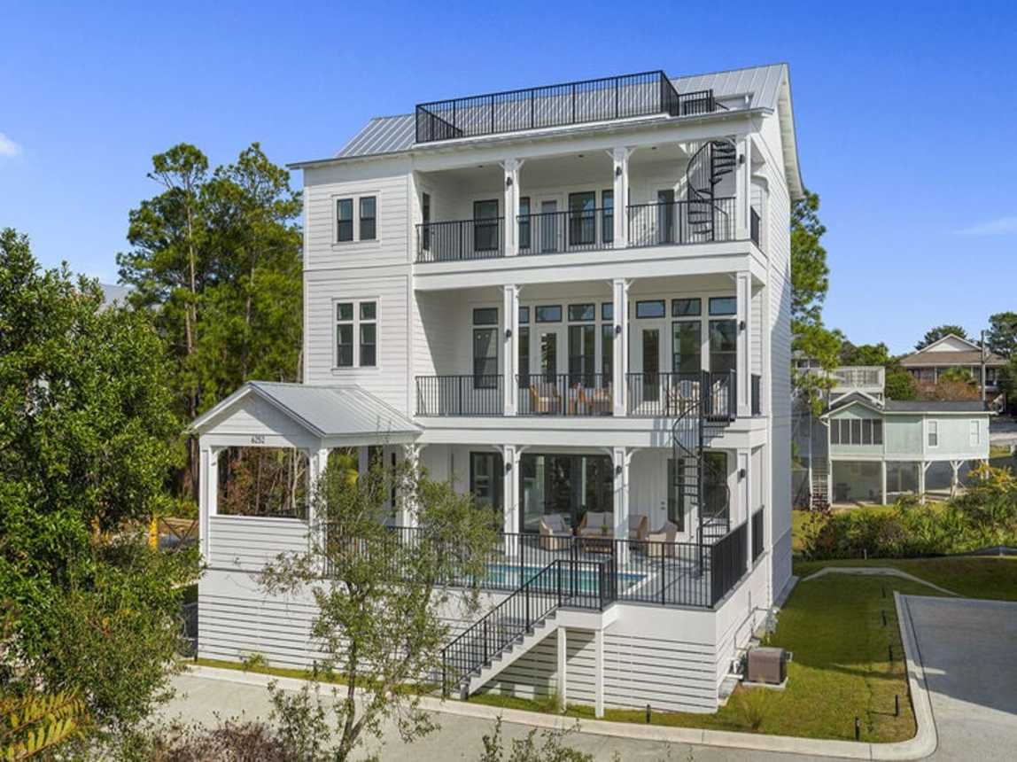 The Preakness at the Beach - Luxury New Vacation Rental Beach House with Private Pool, Elevator, and Gulf Views from Rooftop Deck in Dune Allen Beach, Florida - Five Star Properties Destin/30A