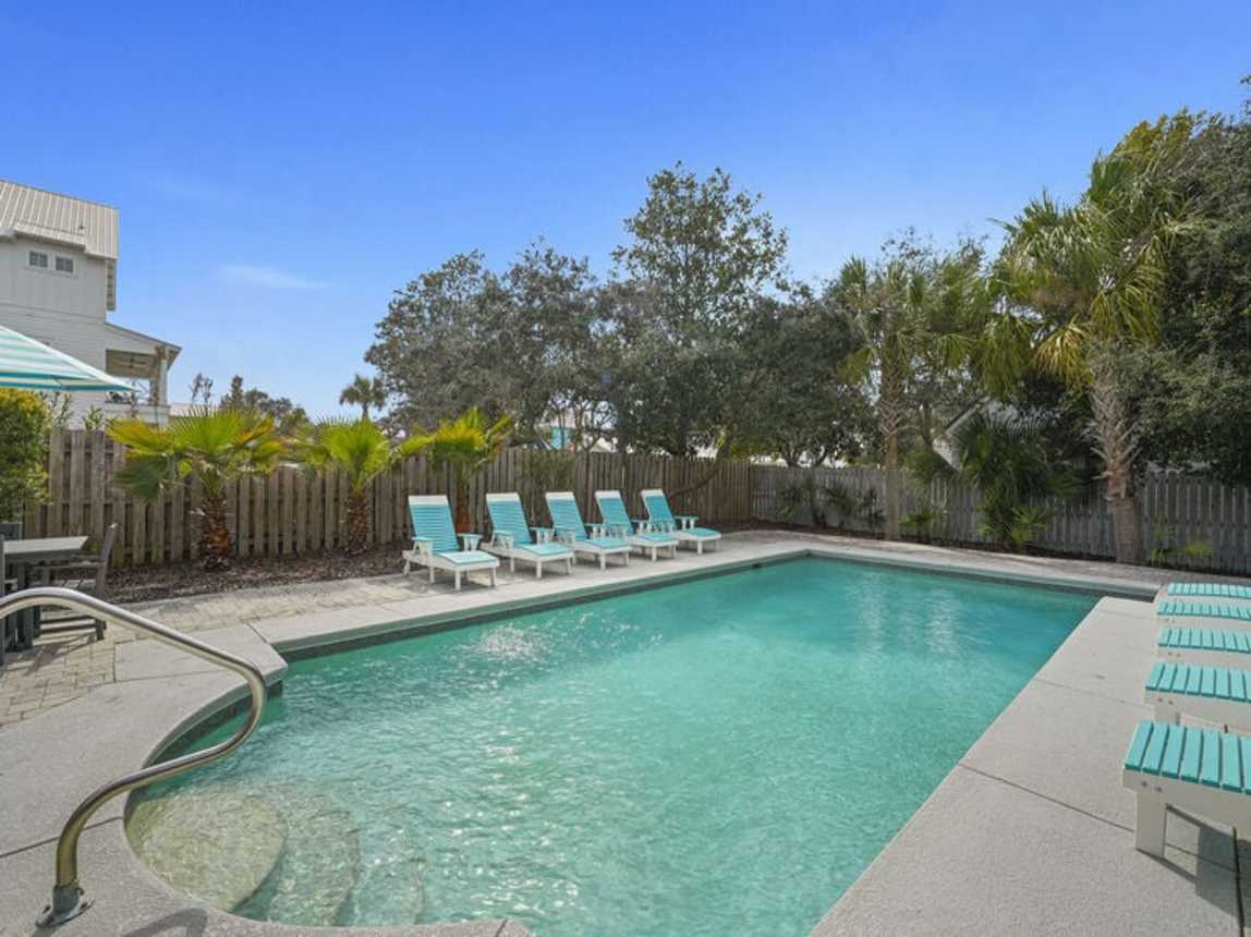 Beaches and Dreams - Adorable Destin Vacation Beach Rental House with Golf Cart and Private Pool in Crystal Beach, Florida - Five Star Properties Destin/30A