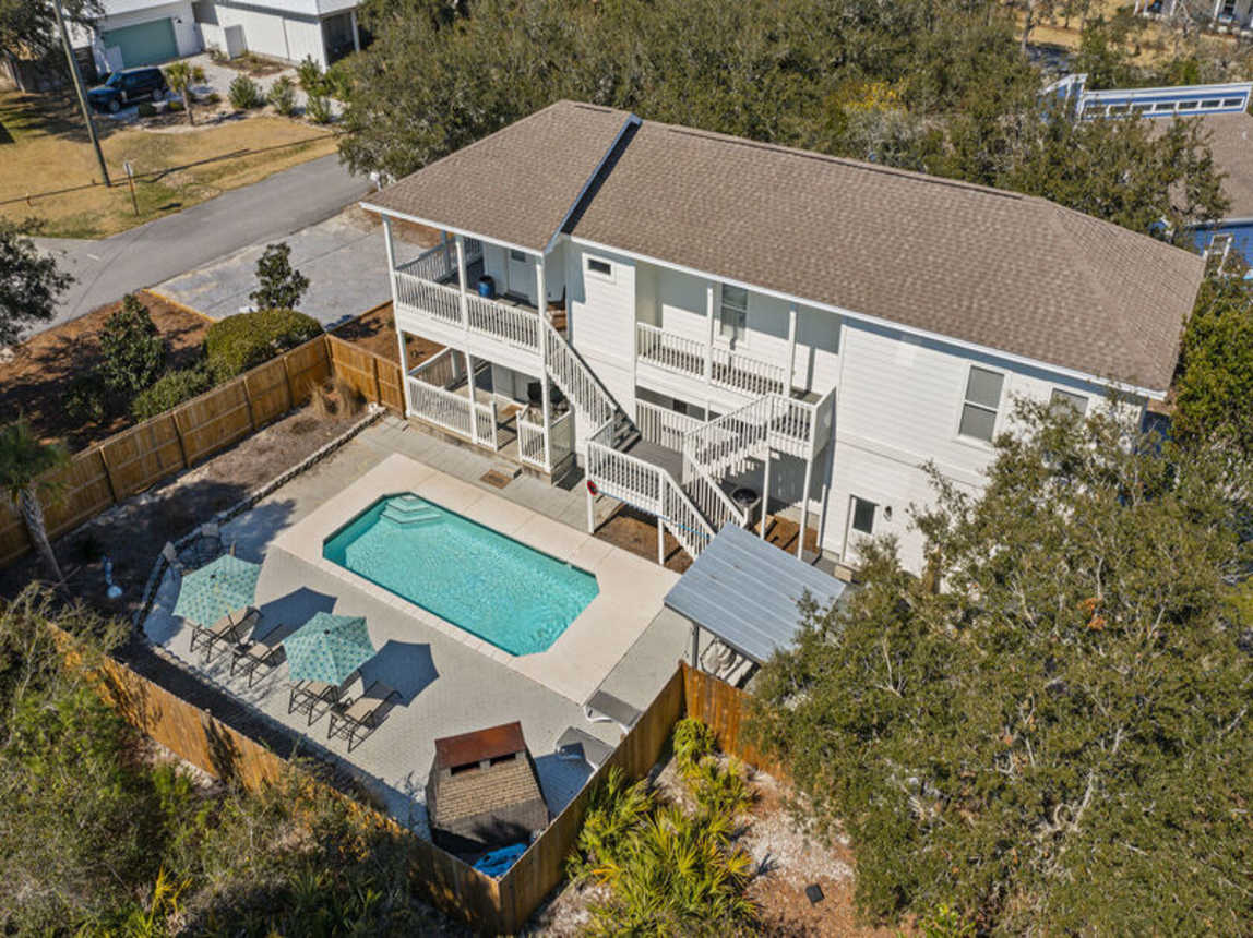 Sea Biscuit - Adorable Gulf Pines Vacation Rental House Near Beach with Private Pool and Golf Cart in Miramar Beach, Florida - Five Star Properties Destin/30A