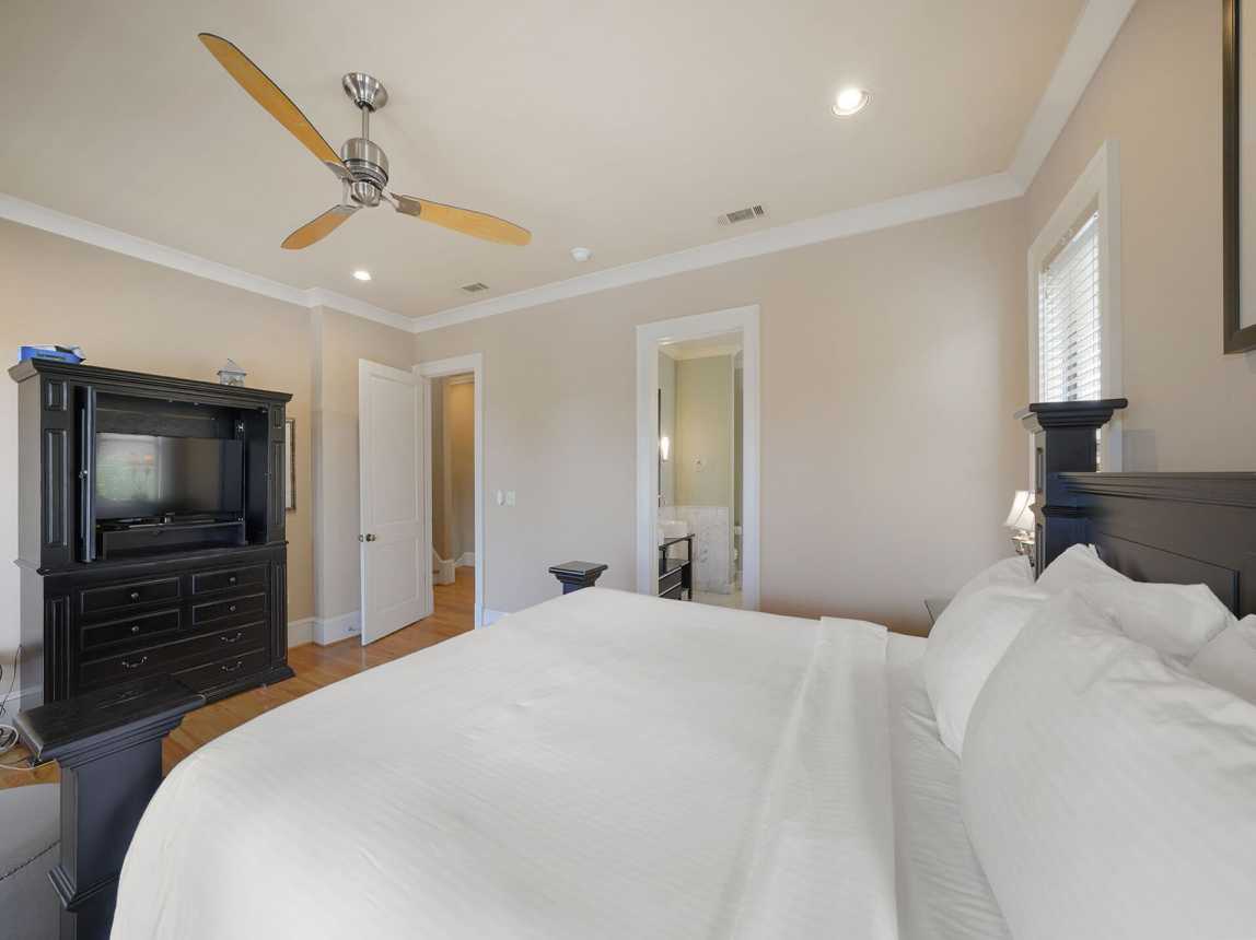 Sunset at Miramar - Vacation Rental Beach House in Gated Community with Community Pool at Emerald Water Village in Miramar Beach, Florida - Bliss Beach Rentals