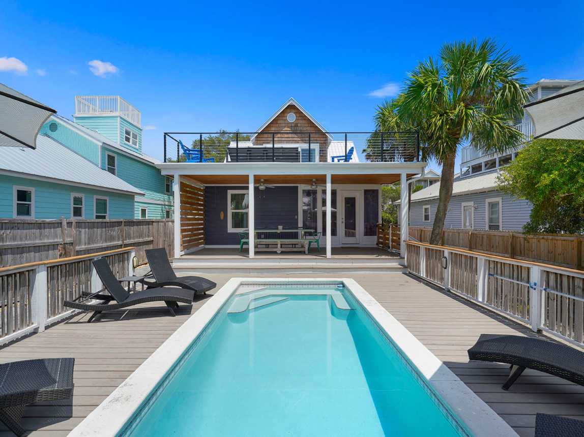 The Flying Dutchman - Near Beach Vacation Rental House with Private Pool and Rooftop Deck in Crystal Beach, Florida - Five Star Properties Destin/30A