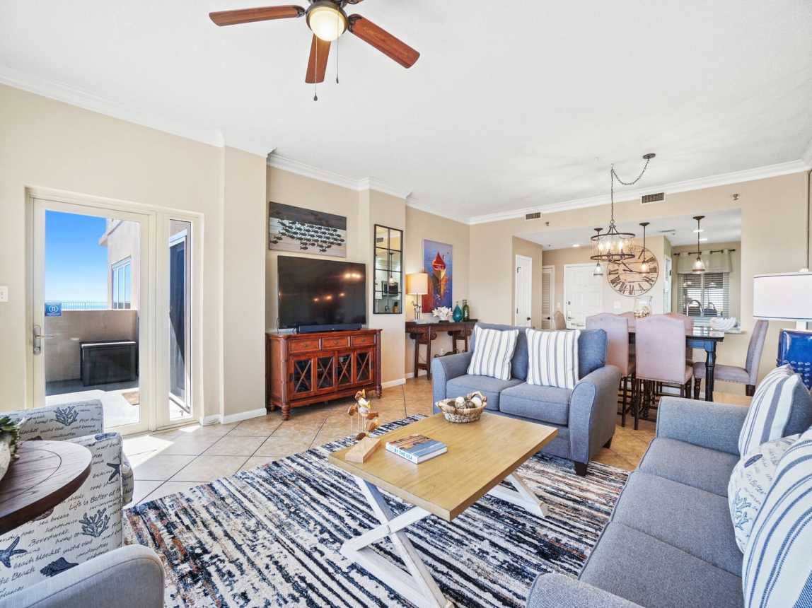 Nice large flat screen tv with cable and free wifi to settle in for the evening.