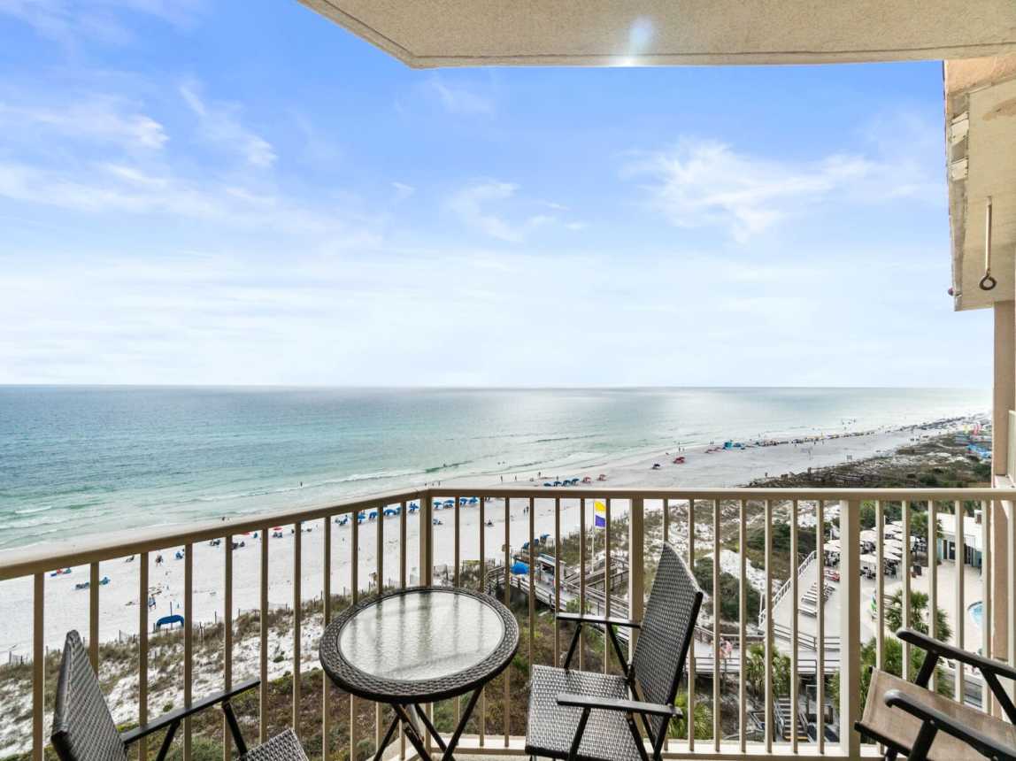 Bistro table for 2 plus 2 lounge chairs for catching a few morning rays.