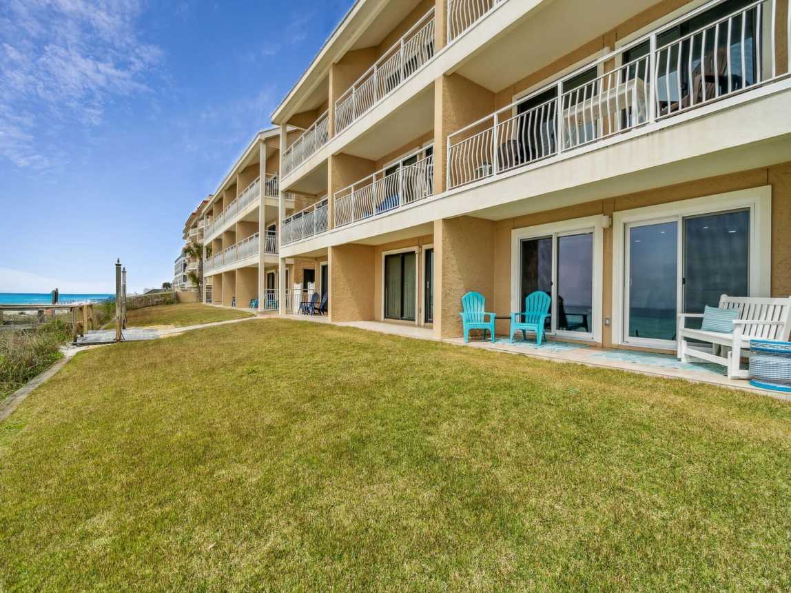 Step out into your backyard and patio with the gulf just a few steps away.