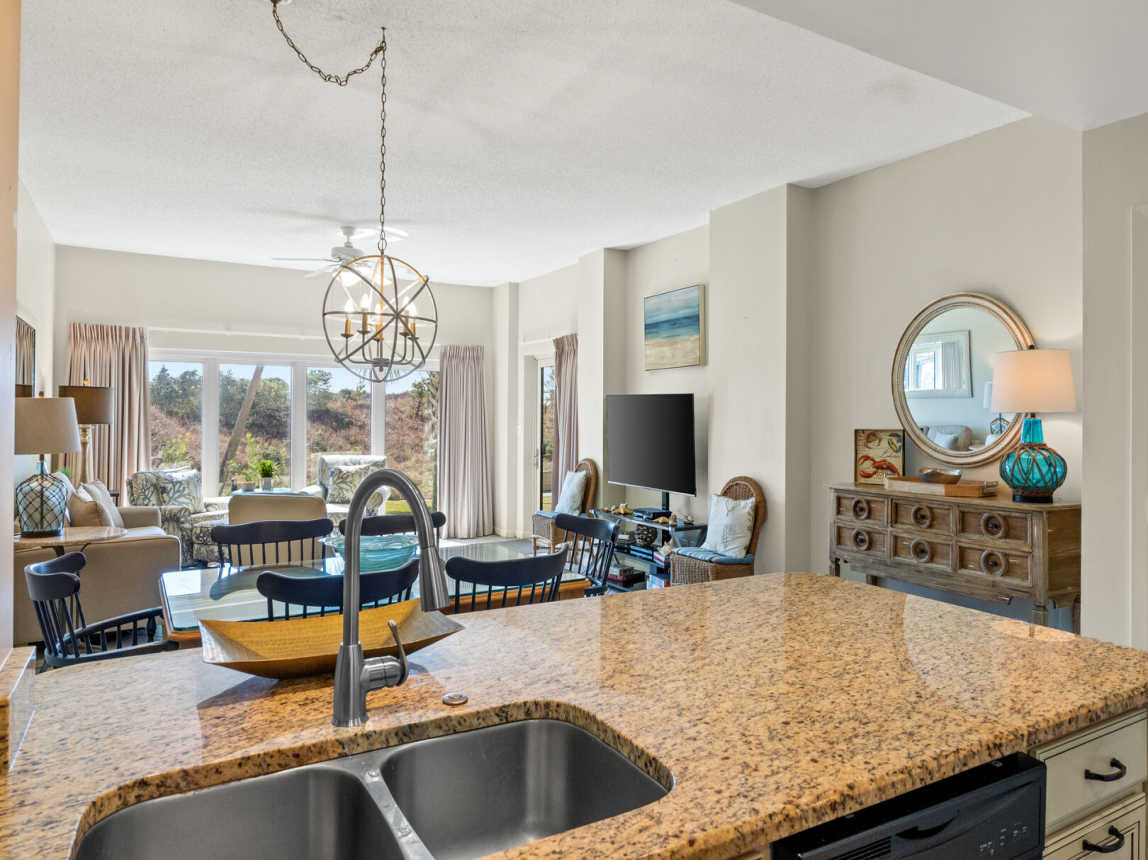 Great views for your enjoyment while preparing a favorite meal.