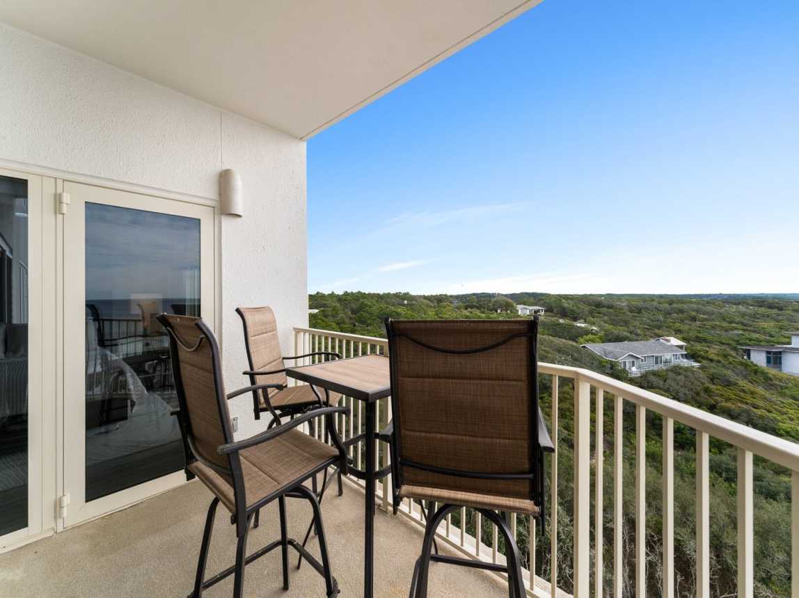 Another gorgeous view from your 7th floor corner balcony.