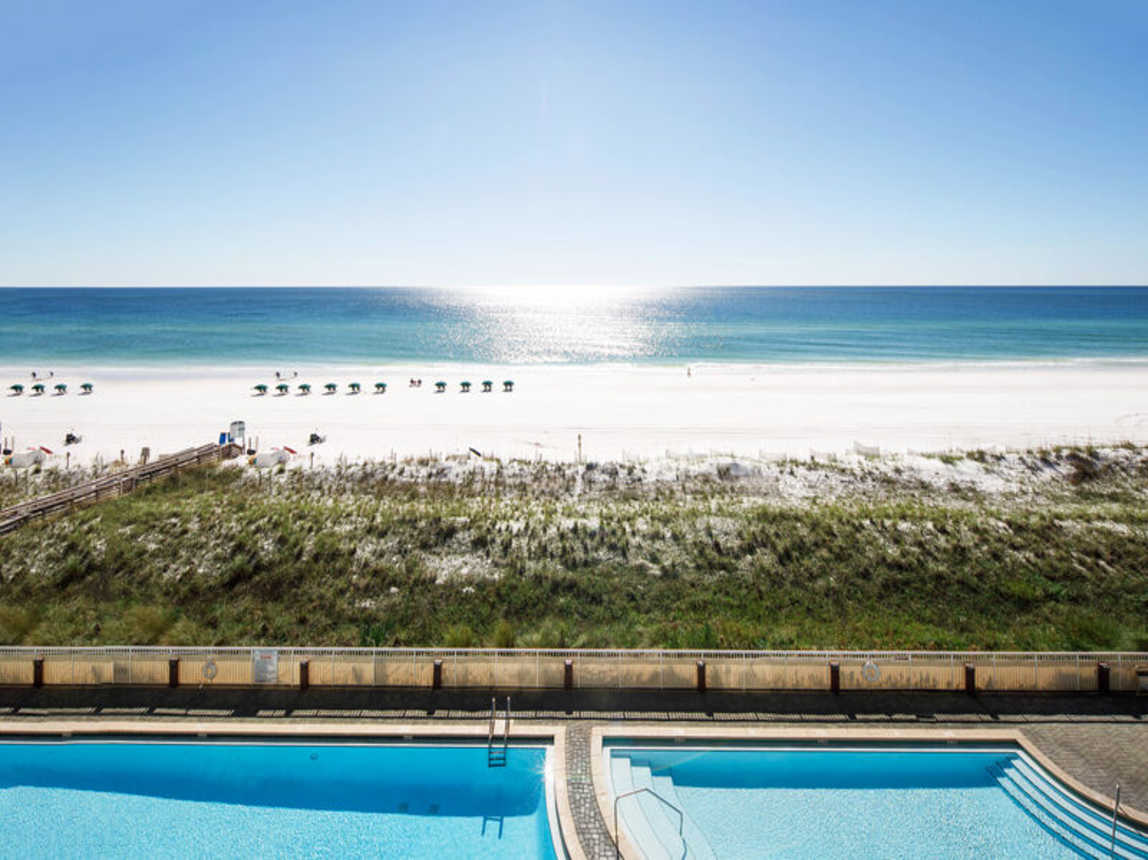 Balcony View - Waters Edge Resort Unit 510 Okaloosa Island Fort Walton Beach Vacation Rentals