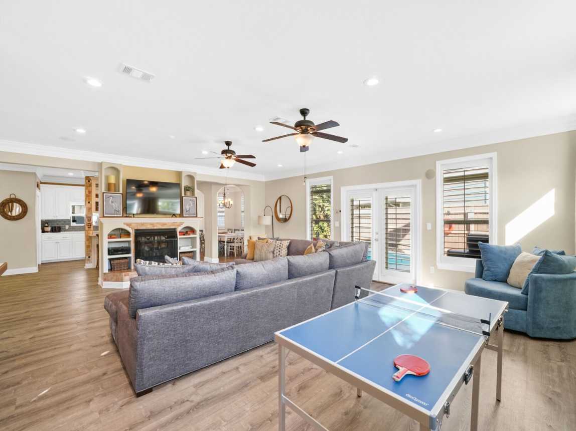 Have a bit of fun or a friendly competition of table tennis during your stay. All equipment provided.