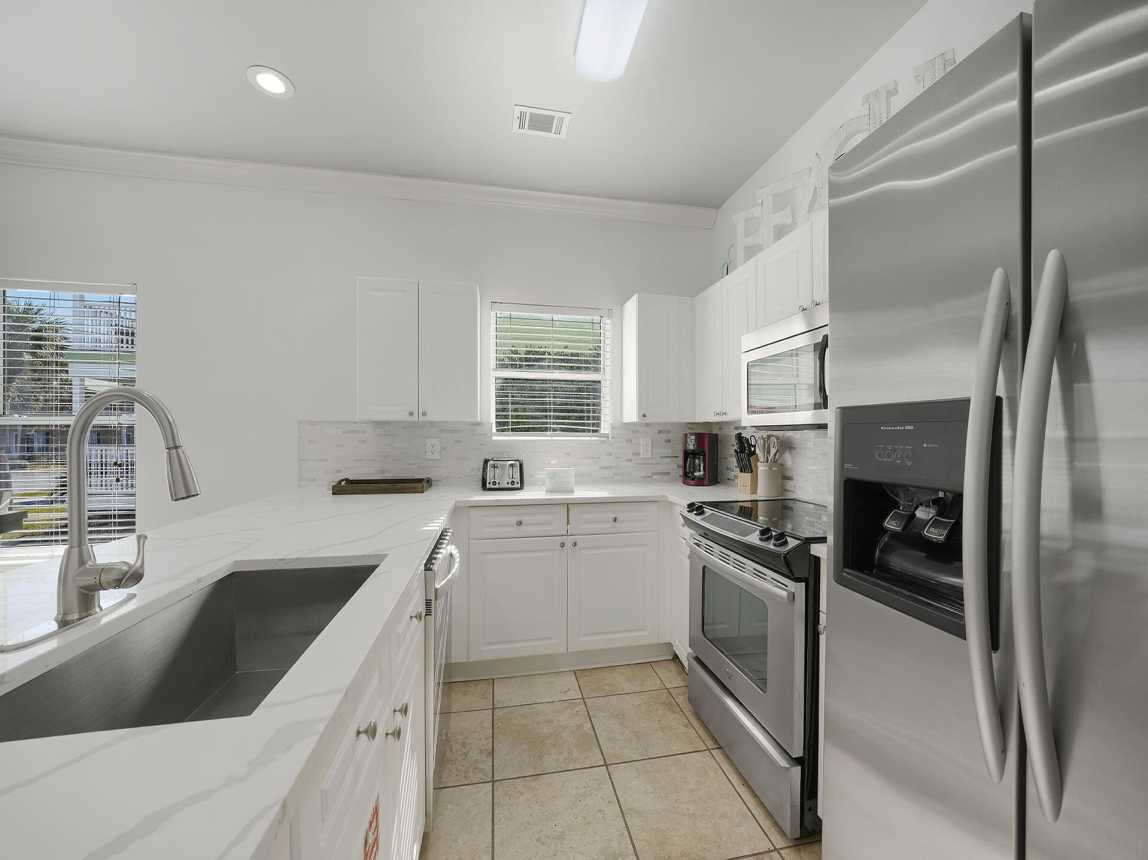 Kitchen at Destined to Be - Vacation Rental House with Private Pool and Carriage Near Beach in Destin, Florida - Five Star Properties Destin/30A