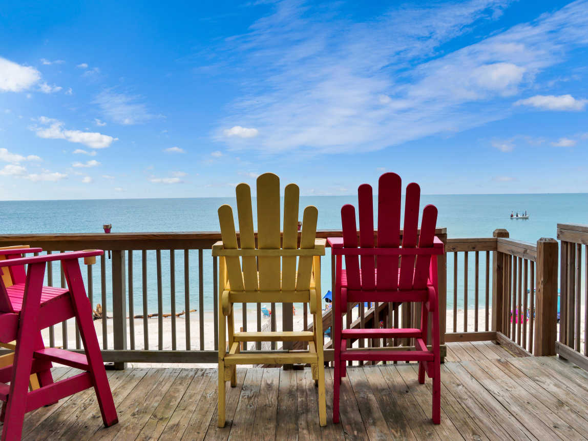 Gulf Front Deck Seats