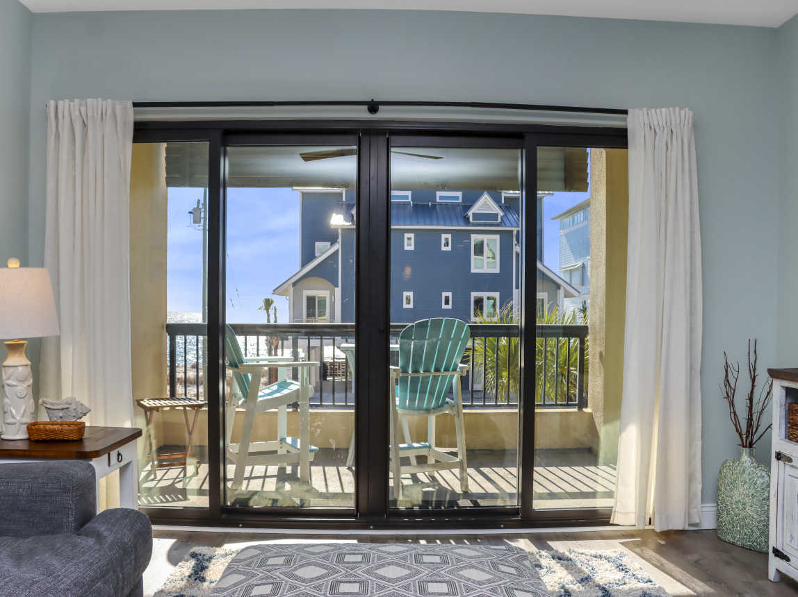 View onto Beach Side Deck