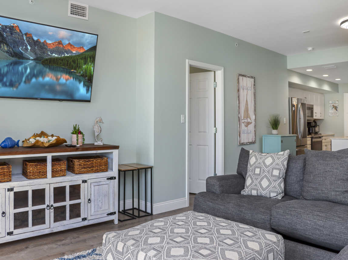 Living Room and Master Bedroom