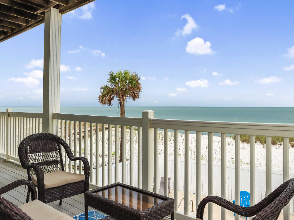 First Floor Beach Front Deck with Amazing Views