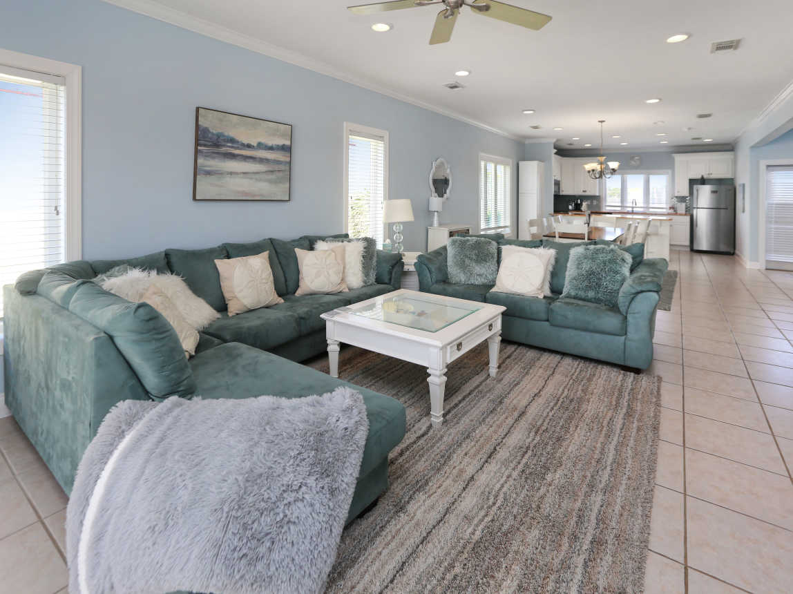 Gulf Front Living Area